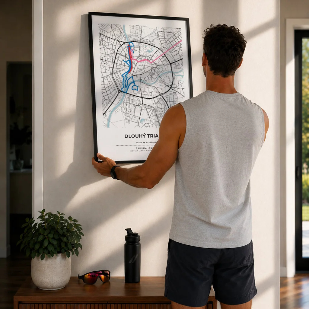 dlouhy triatlon plakat darek bezecky